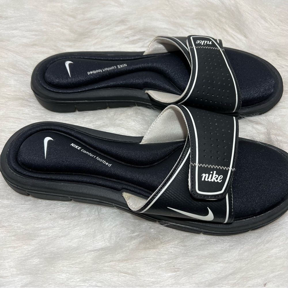 Nike Comfort Slide Memory Foam Black Women's Slide/Flip Flop/Sandal -- 11 - Picture 7 of 12